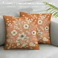 thumbnail image 3 of Leisuo  Decorative Throw Pillow Cover for Couch Sofa,Floral Hawaii Hawaiian Hibiscus Flowers on Tropical Home Decor Pillow case, 3 of 5