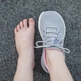 thumbnail image 6 of KOLILI Wide Womens Road Running Shoes Slip On Tennis Sneakers for Gym Workout Indoor Outdoor Light Gray/Pink 8.5-9 US/41 EU, 6 of 7