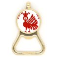 thumbnail image 1 of Abrelatas de acero inoxidable Unbranded Botellas de cerveza Rojo Mosaico animal árboles, 1 of 3