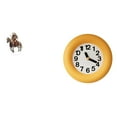 thumbnail image 1 of Letrero de escritorio Home Knight, adorno de caballero acrílico, reloj de pared de madera redondo y silencioso para dormitorio, mostrador, resistente, 1 of 8
