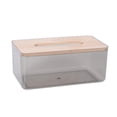 thumbnail image 1 of Inteprter Caja de pañuelos minimalista nórdica, caja de papel de bombeo para el hogar y la sala de estar, caja de almacenamiento de servilletas para Almacenamiento y organización del hogar Inteprter HA020078-00, 1 of 1