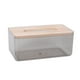 thumbnail image 1 of Caja De Pañuelos Minimalista Nórdica, Caja De Papel De Bombeo Para El Hogar Y La Sala De Estar, Caja De Almacenamiento De Servilletas Para Restaurante, Transparente Cateissary HA020078-00, 1 of 7