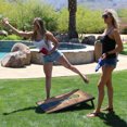 thumbnail image 5 of GoSports Cornhole Regulation Size 3' x 2' Bean Bag Backyard Lawn Game, Rustic, 5 of 5