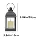 thumbnail image 3 of Farol de Vela Electrónico de Plástico Blanco | Luz para Camping Exterior | Decoración Navideña | Luz Led Resistente Al Viento de 22,5 Cm | Funciona con Pilas (Aaa No Incluidas), 3 of 6