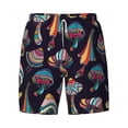 thumbnail image 4 of Lsque Mens Swim Trunks Mushroom Doodle Pattern - Bathing Suit Compression Liner - Beach Swim Shorts Swimwear - (S-3XL) - Stretch Quick Dry -Medium, 4 of 9