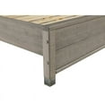 thumbnail image 5 of Queen Solid Wooden Platform Bed Frame with Headboard in Grey Wood Finish, 5 of 5