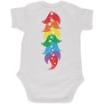 thumbnail image 2 of Halloween Rainbow Heart Unicorn Costume Pony Soft Baby One Piece White 24 Month, 2 of 2