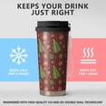 thumbnail image 2 of Christmas 18oz Double Drinking Coffee Mug – Vacuum Insulated Stainless Steel Travel Cup with Leakproof Lid, 316 Steel Thermos Tumbler for Hot & Cold Beverages, 2 of 7
