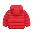 thumbnail image 4 of Agkizg Kids Girls Lightweight Hooded Puffer Coat Zip Winter Jacket with Pockets Solid Color Warm Casual Outerwear, 4 of 5