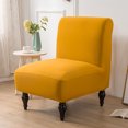 thumbnail image 3 of DEKAXID - Funda para silla sin brazos, color liso, elástica, extraíble, lavable, antideslizante, para comedor, sala de estar, decoración del hogar, 1 unidad, 3 of 7