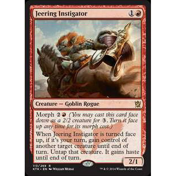 MtG Khans of Tarkir Rare Jeering Instigator (Foil) #113