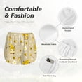 thumbnail image 5 of Disketp Cute Bee Gnomes Print Women's Shorts Workout Shorts for Athletic Gym Running Shorts with Phone Pockets Large, 5 of 8