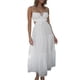 thumbnail image 3 of Lucakuins, vestido largo informal de verano para mujer, vestido sin mangas con lazo de Color sólido y espalda descubierta, vestido de fiesta a la moda con tirantes Lucakuins moda, 3 of 9