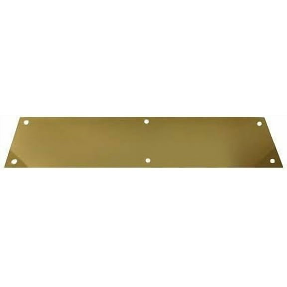 Don-Jo Brass Tone 8"X30" Kick Plate 3/64" Thick
