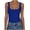 Dark Blue, variant on vigerkar Tank Tops for Women 2026 Casual Square Neck Summer Outfits Ribbed Fitted Camisole Shirt Sleeveless Workout Clothes (Gold, S)