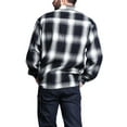thumbnail image 3 of G-Style USA Men's Western Casual Plaid Long Sleeve Button Down Shirt Y2000 - Navy - Medium, 3 of 5