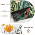 thumbnail image 2 of Spring Floral Area Rug 4x6 Washable Rug Non Slip Botanical Flower Leaf Plant Large Area Rug Indoor Floor Carpet for Entryway Bedroom Kitchen Living Room Home Office Dining Room Nursery, 2 of 8