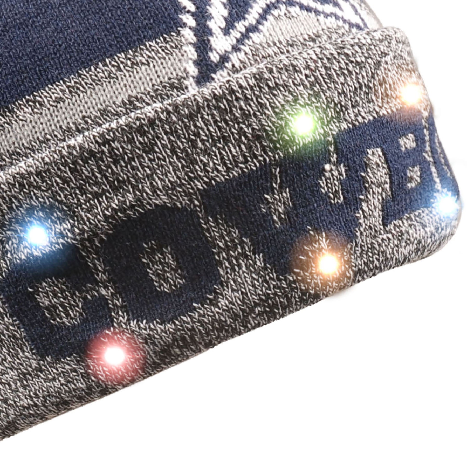 Dallas Cowboys Gray Stripe Light Up Beanie Walmart