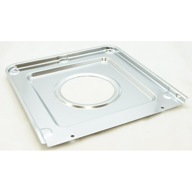 Chrome Square Gas Range Drip Pan for GE, AP2028207, PS244863, WB32X90