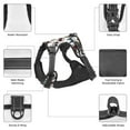 thumbnail image 6 of Picia Bulldog Sunglasses Face No-Pull Dog Harness Reflective Front Clip Vest with Handle,Step-in Air Dog Harness,Adjustable 2 Metal Rings 4 Buckles,Easy to Put on & Take Off Large, 6 of 9