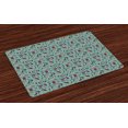 thumbnail image 1 of Ambesonne Vintage Place Mats Set of 4, Antique Ornate Spring, Standard Size, Multicolor, 1 of 4