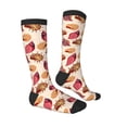 thumbnail image 4 of Lsque Sea Shells Printed Crew Socks Men's Women's LightWeight Thin Casual Calf Socks ,Knee High Socks,Cotton Socks, 4 of 9