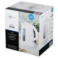 Mainstays 1.7 Liter Plastic Electric Kettle, White