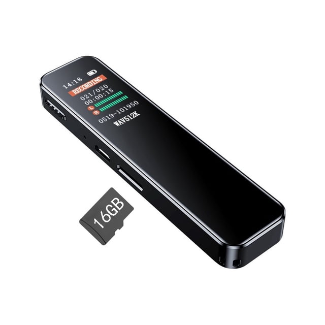 Digital Voice Activated Recorder for Lectures and Meetings with Capacity Sound Audio Recorder ,Portable