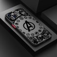 thumbnail image 3 of Funda translúcida mate Iron Man Marvel Spiderman para Apple iPhone 15 14 13 12 11 XS Mini Pro Max 8 7 XR X Plus, 3 of 5