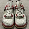 thumbnail image 3 of Ni - ke Jordan 4 Retro Mens Sneaker size 15 White Laser 308497 161, 3 of 5