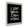thumbnail image 2 of "Moon - Gold And Black" By Linda Woods, Fine Art Giclee Print on Gallery Wrap Canvas, Ready to Hang, 2 of 2