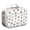 White, variant on Retro Insulated Lunch Box, Reusable Thermal Lunch Bag with Spill-Resistant Interior, Tribal Design & 8-Hour Cooling, Great for Work/Picnic/School