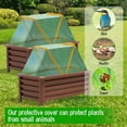 thumbnail image 7 of Hyasfey Garden Row Accelerator Plant Tent Foldable Plant Net Cage Greenhouse Cover Raised Garden Beds Plant Protector for Garden Rows Protects Vegetables Fruits from Animals, 7 of 7