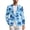 Blue Palm, variant on Chririnla Native Indian Geometric Print Men's Sport Coats Blazers Business Formal Suit Jacket One Button Hippie Blazer Suit for Wedding,Dinner,Prom,Party