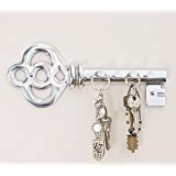 Hard Holder (Decorative Wall Mounted Key Holder Multiple Key Hooks Rack Hand Cast Aluminum Modern Theme Polished Finish)