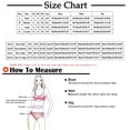 thumbnail image 3 of QLEICOM Womens Swimsuits Tummy Control Plus Size Swimsuit Coverup Vacation Beach Split Print Stitching Swimsuit Bikini Swimsuit Red S, 3 of 7