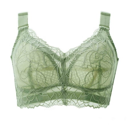 Womens Lace Everyday Bras  Sexy Bras for Women Lace Bralettes with Underwire Push Up Womens Balconette Lingeries Bra Full Coverage 34B-40E Womens Bras Clearance under $5