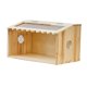 thumbnail image 3 of Caja incubadora para pollitos Jaula para codornices Fácil montaje Suministros Caja de cría de madera para Longitud 60 cm, 3 of 9