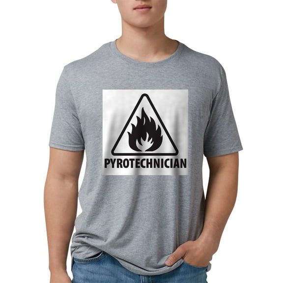 CafePress - Pyrotechnician T Shirt - Mens Tri-blend T-Shirt