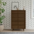 thumbnail image 3 of Child Craft Surrey Hill 33" Interlocking 5-Drawer Chest for Nursery or Bedroom, Anti-Tip Kit, Diamond Detail, Toasted Chestnut, 3 of 9