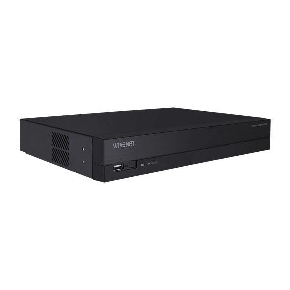 Hanwha Vision ARN-810S 8CH PoE NVR 8MP 60Mbps H.265 Network Video Recorder 4K HDMI Out Remote Access for CCTV Surveillance Systems