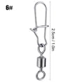 thumbnail image 4 of Fishing Swivel With Snap, Stainless Steel Convenient To Use Swivels Connector, Sturdy And Durable For Fishing Lover The Best Gift Fishing Accessory Fisherman, 4 of 8