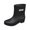 Black, variant on LIJCC Unisex Water Proof Garden Shoes, Men's Ankle Rain Boots Women's Slip-On Footwear Rubber Camp Booties Outdoor Rain Shoe for Gardening, Farming