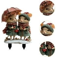 thumbnail image 5 of Gmogad Acrylic Mouse Pair Garden Stake - Waterproof Outdoor Decor for Yard/Pathway - Cute Couple Statue for Porch/Patio with Easy-Ground Insertion Design, 5 of 6