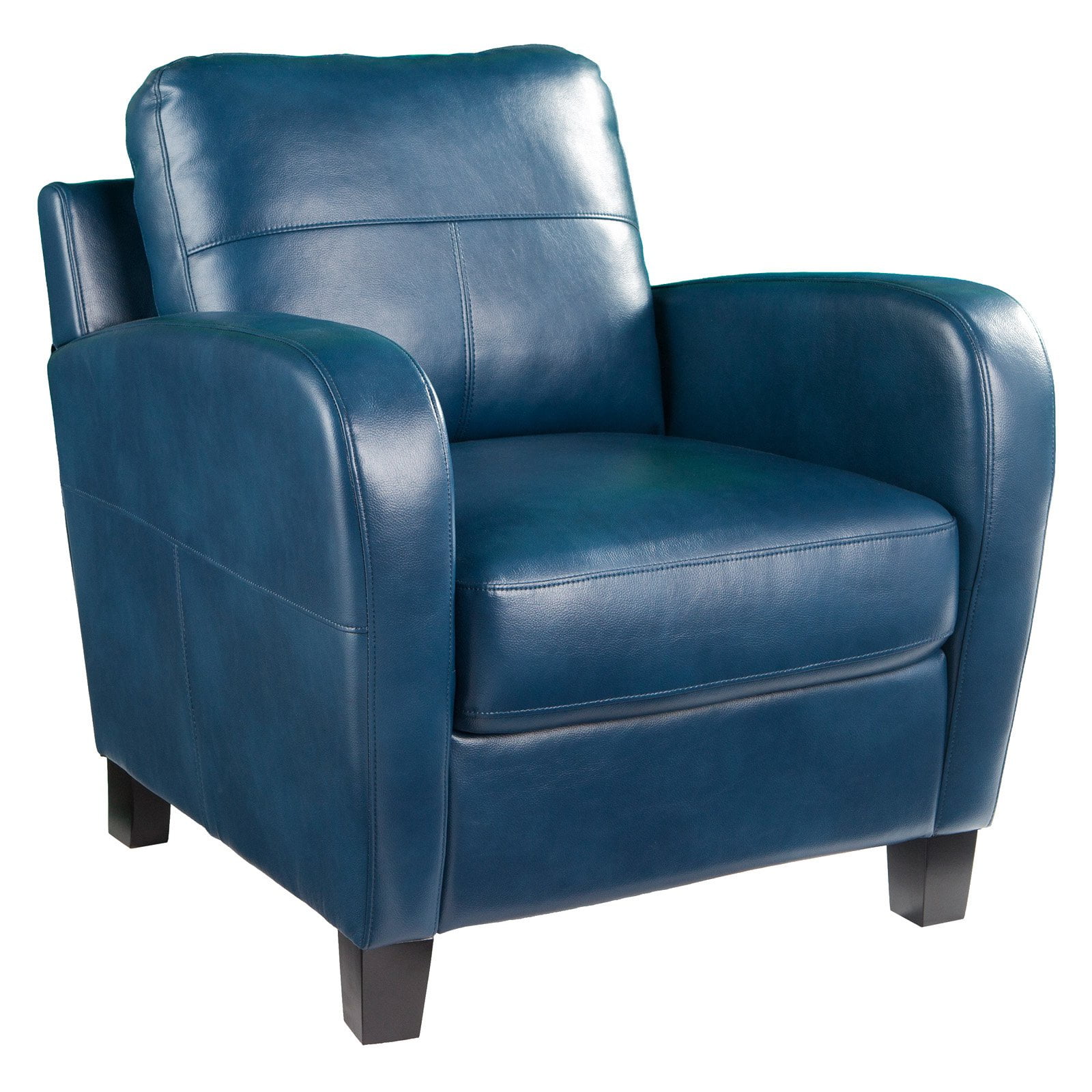 Southern Enterprises Bolivar Faux Leather Lounge Chair