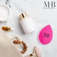 thumbnail image 6 of 2pc Dual-Sided Beauty Puff with Carrying Case & Matching Mirror for Flawless Application | Professional Beauty Blenders For Flawless Makeup Application, Pink Makeup Sponge w/Holder, 6 of 7