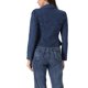 thumbnail image 3 of Chaqueta de mezclilla para mujer INSPIRE CHIC con solapa, un botón y mangas largas, talla M azul, 3 of 6