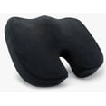 thumbnail image 1 of Cojín De Espuma Viscoelástica Para Coxis Para Auto Y Silla Modelo Negro, 1 of 4