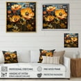 thumbnail image 4 of Designart "A Melody of Gold The Marigold s Beauty II" Floral Floater Framed Canvas Art Print, 4 of 7