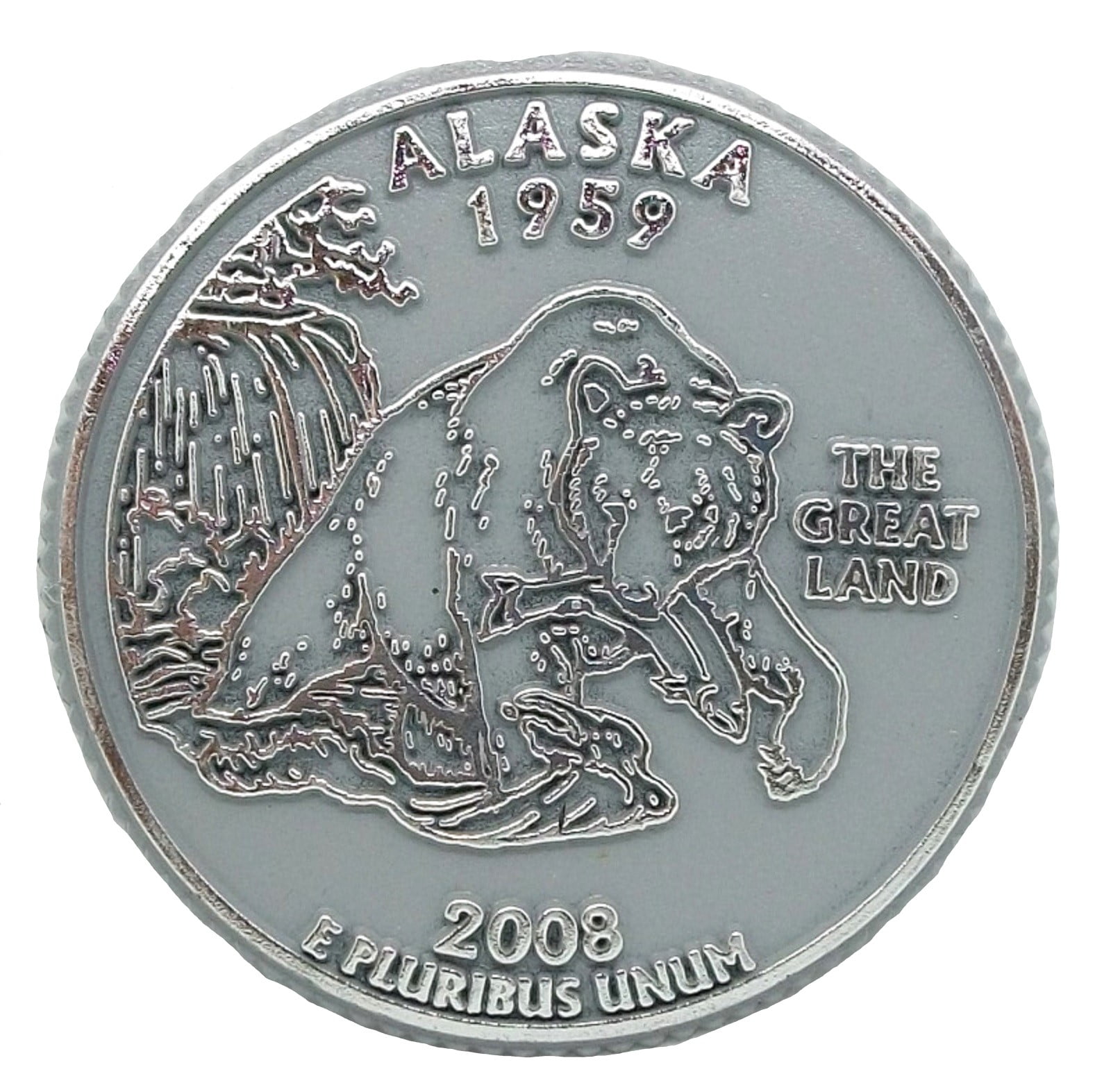 Alaska State Quarter Fridge